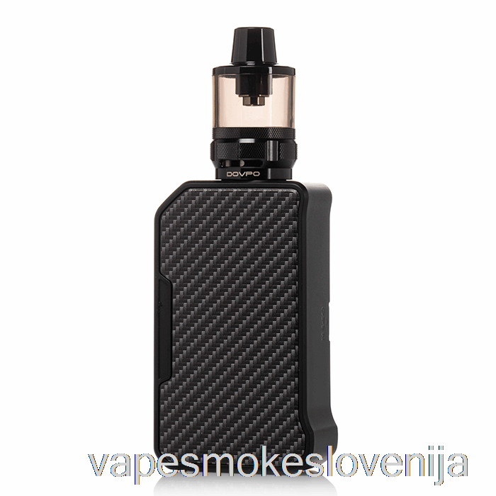 Vape Slovenija Dovpo Mvp 220w Starter Kit Ogljikova Vlakna črna